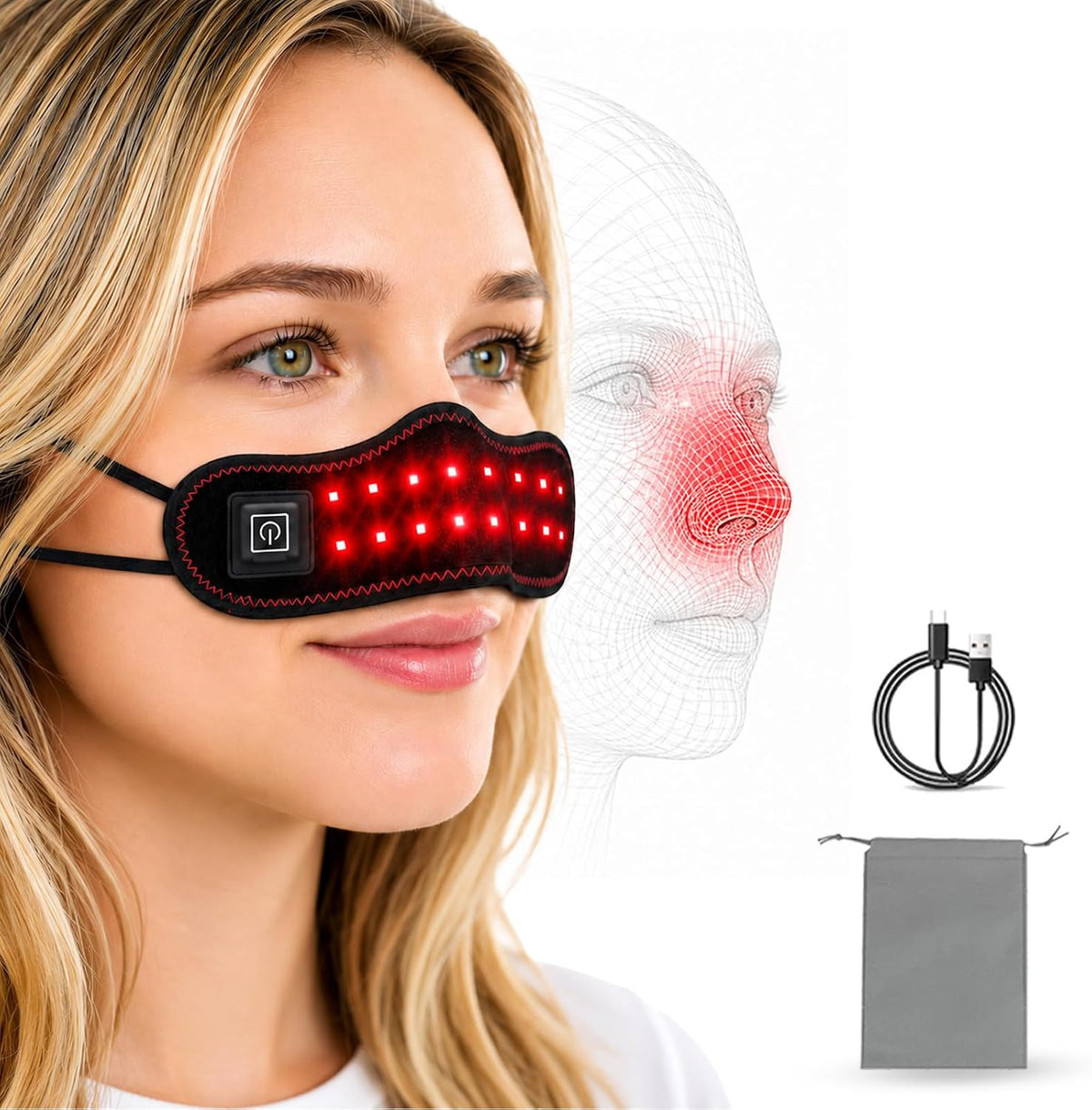 Red Light Therapy for Nose Relief, Sinus Support & Better Breathing
